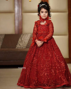 BABY RED BALL GOWN