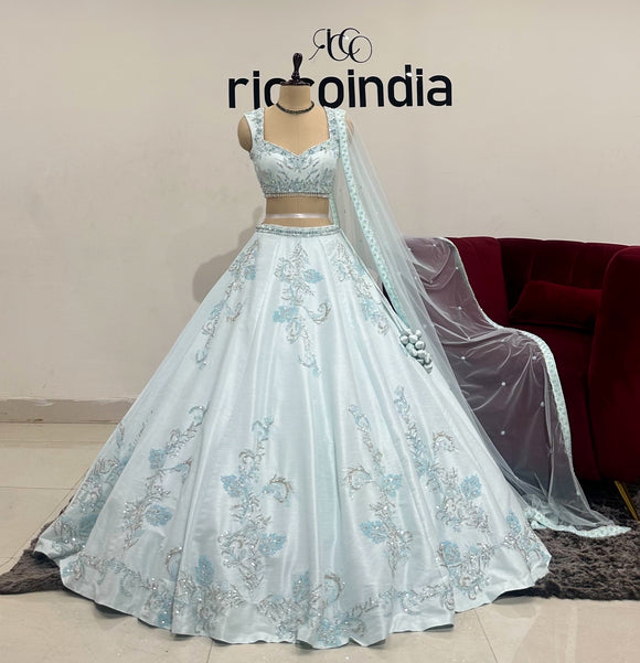 TIFFANY BLUE LEHENGA