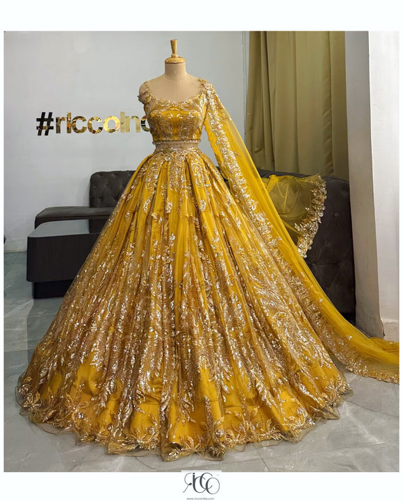 MUSTARD LEHENGA