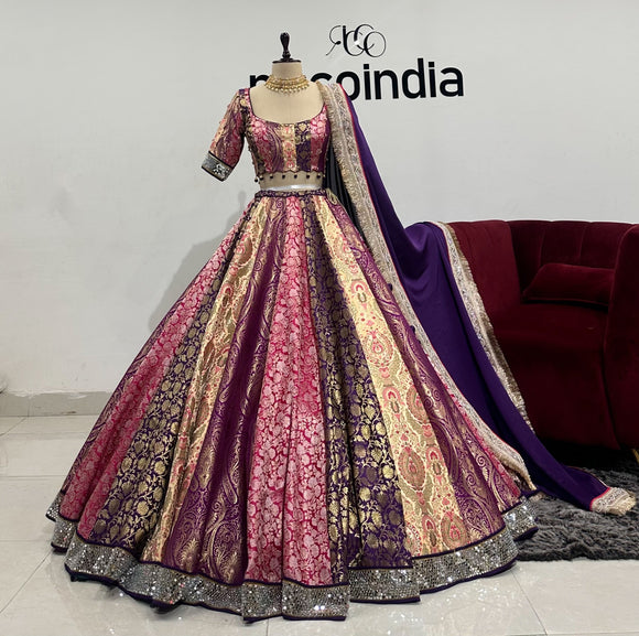 MULTI COLOR BENARSI LEHENGA