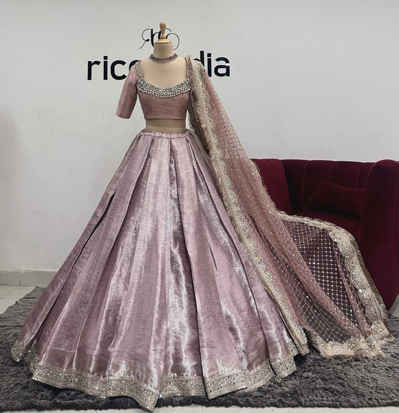 ROSE PINK BENARSI LEHENGA