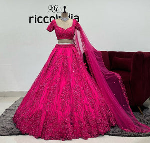 HOT PINK LEHENGA