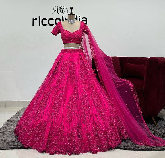 HOT PINK LEHENGA