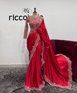 RED SAREE