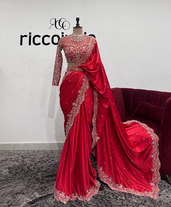 RED SAREE