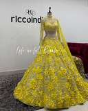 Yellow Bloom lehenga