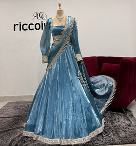 BLUE LEHENGA