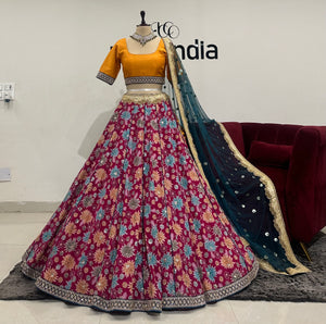 MULTI COLOUR LEHENGA