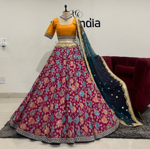 MULTI COLOUR LEHENGA