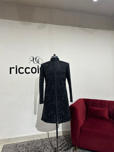 BLACK SHERWANI