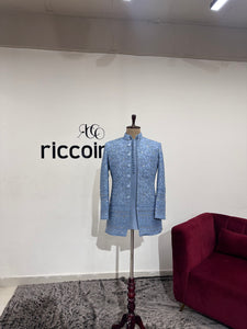 BLUE INDO WESTERN SET