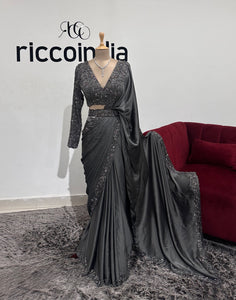 GREY SAREE