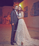 IVORY GOWN WITH REMOVABLE TRAIN
