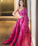 HOT PINK COCKTAIL GOWN