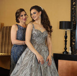 GREY BALL GOWN