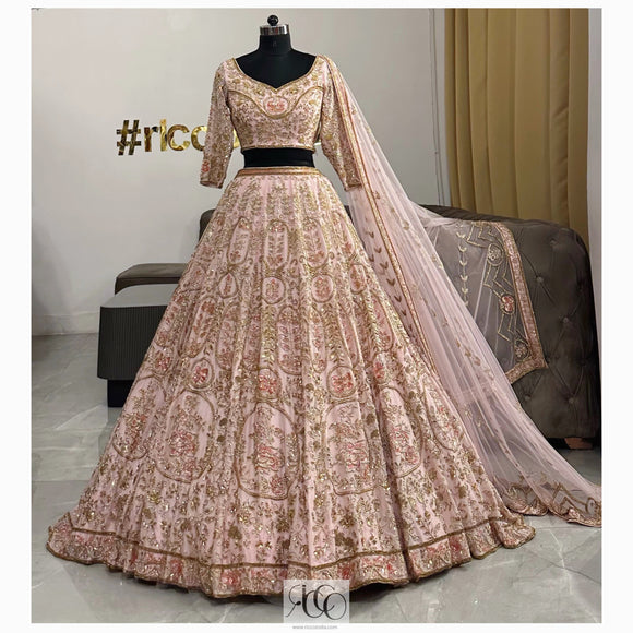 PINK BRIDAL LEHENGA