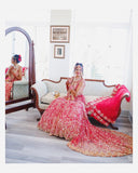 Bride and Groom Custom red outfit