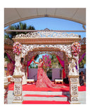 Bride and Groom Custom red outfit