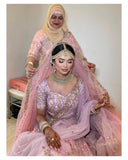 Custom outfit for bride and groom