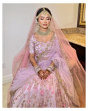 Custom outfit for bride and groom