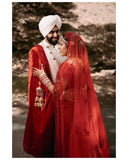 Custom bride & groom outfit