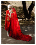Custom bride & groom outfit