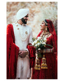 Custom bride & groom outfit