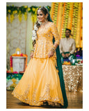 Custom haldi outfit