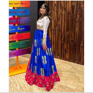 Multi colour lehenga