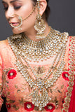 Kundan Bridal Set With Pearls