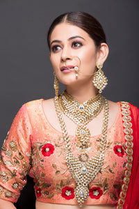 Kundan Polki Bridal Set