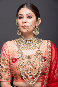 Pearl & Kundan Bridal Set