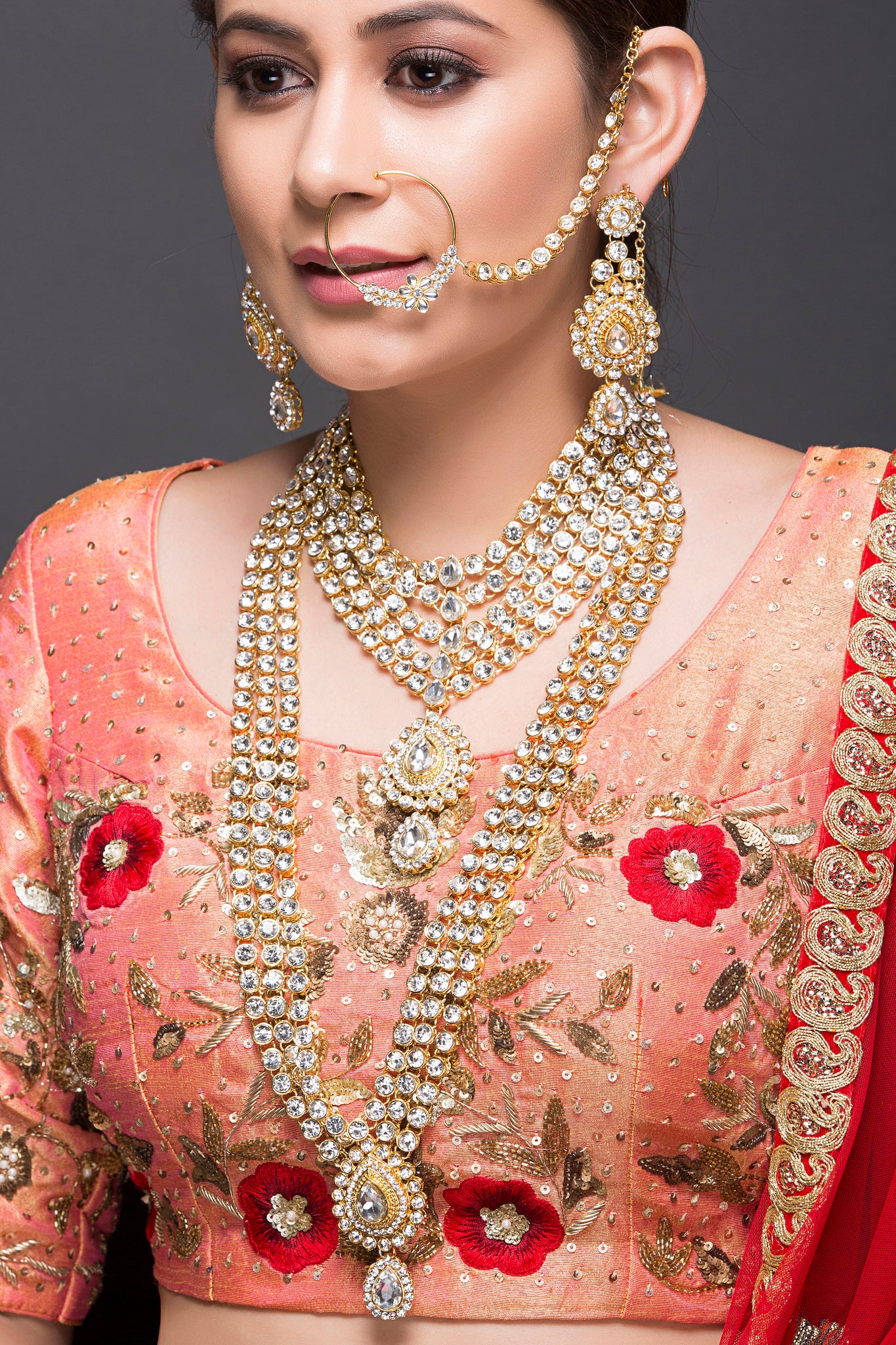 Bridal Set With AD Ricco India