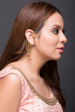 Red & Green Earcuff