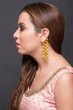 Falling Stars Yellow Earcuff
