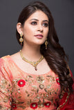 Gold Necklace With Ad