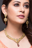 Gold Necklace With Ad