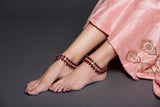 Kundan & Beads Anklet