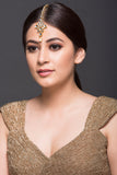 Kundan MaangTikka With Pearl Drop