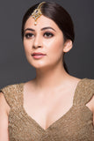 Kundan MaangTikka With Pearl Drop