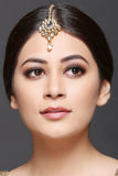 Kundan MaangTikka With Pearl Drop