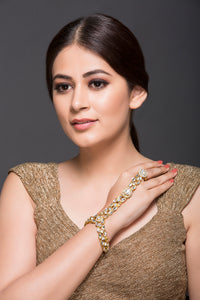 Bracelet Type Kundan Haath Phool