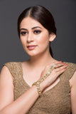 Bracelet Type Kundan Haath Phool