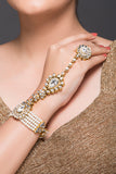 Pearl & Kundan Haath Phool