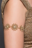 Floral Baaju Band Gold