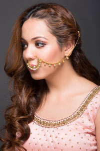 Kundan Nose Ring