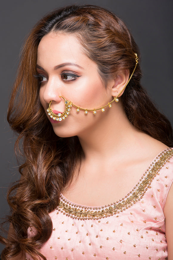 Kundan Nose Ring