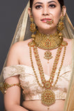 Bridal Set With Red Stones