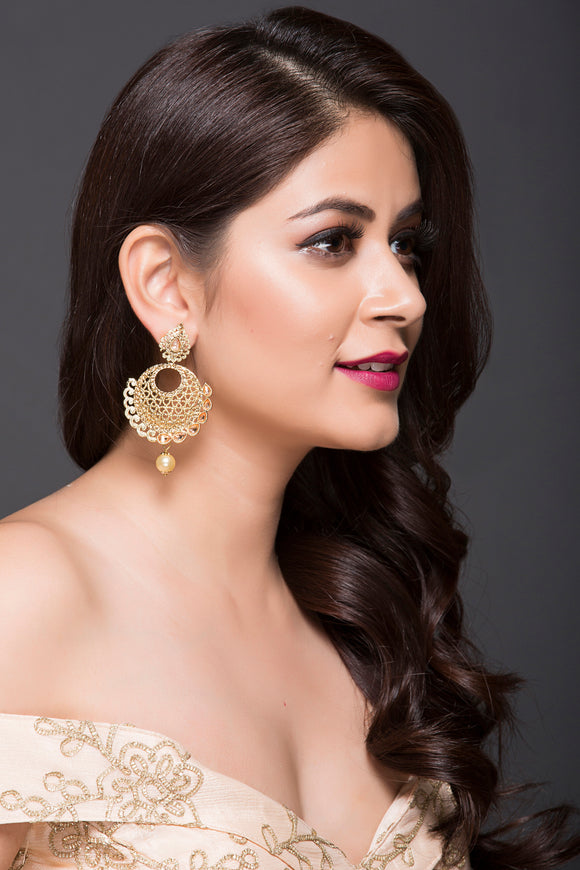 Fashion Earring For Women With Pearl Drop