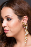 Ethnic Earcuff With A touch Of Pearls & Kundan